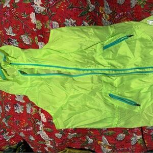 New Balance Neon Green Hooded Vest